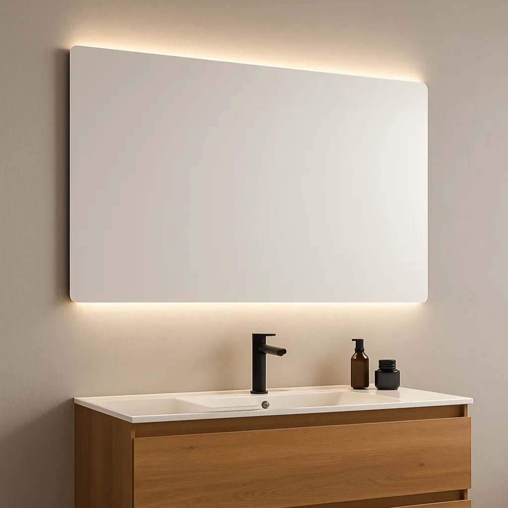 Spiegel Miami - Indirecte Verlichting Onder en Boven | Incl. Verwarming