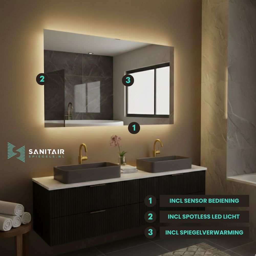 Spiegel Lisbon - Rechthoekige Spiegel - 140 x 70 cm