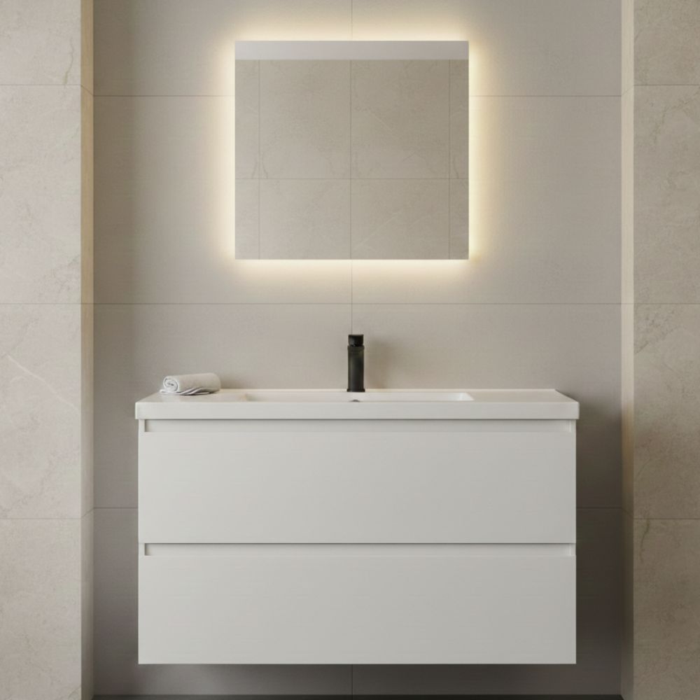 Spiegel Lisbon - Rechthoekige Spiegel - 70 x 70 cm