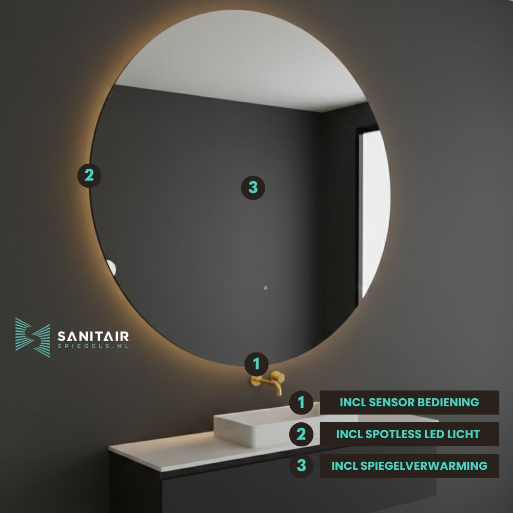 Spiegel Tokyo - Ronde Spiegel - Ø100 cm