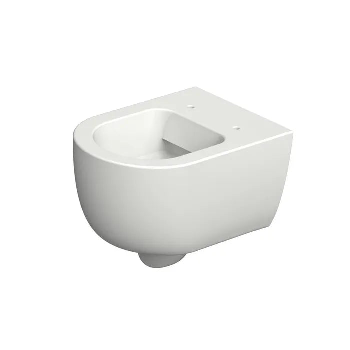 Xenz Gio Randloos Toilet 47cm met Vortexspoeling Wit Mat