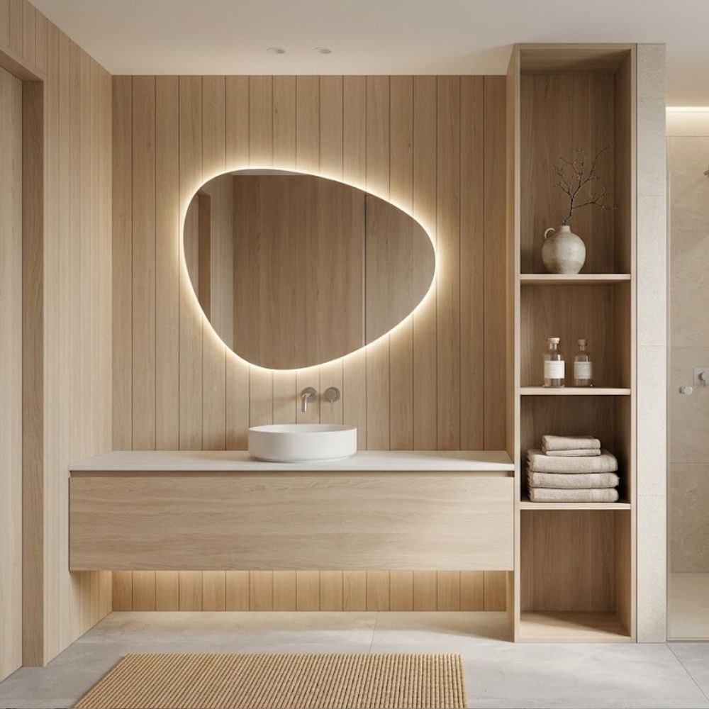 Spiegel Barcelona - Organische Vorm - 79 x 59 cm