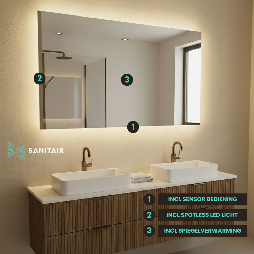 Spiegel Lisbon - Rechthoekige Spiegel -  120 x 70 cm