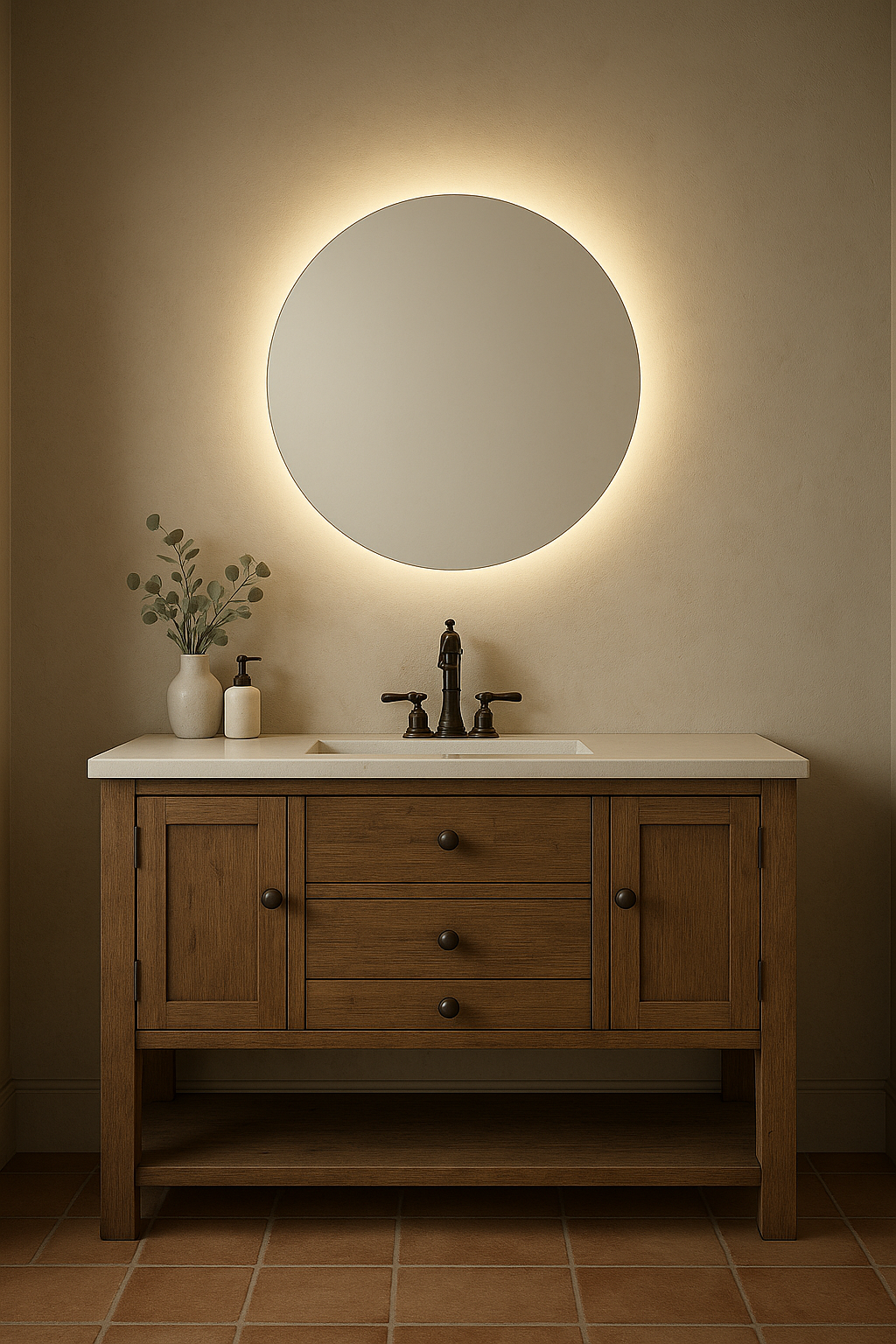 Spiegel Tokyo - Ronde spiegel - Indirecte Spotless Verlichting | Incl. Verwarming