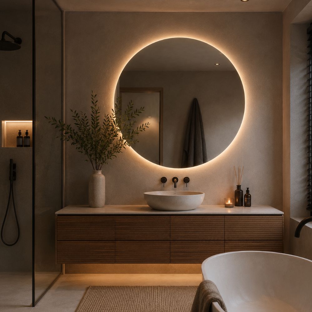 Tokyo - Ronde Badkamerspiegel Ø110 cm - LED & Anti-Condens