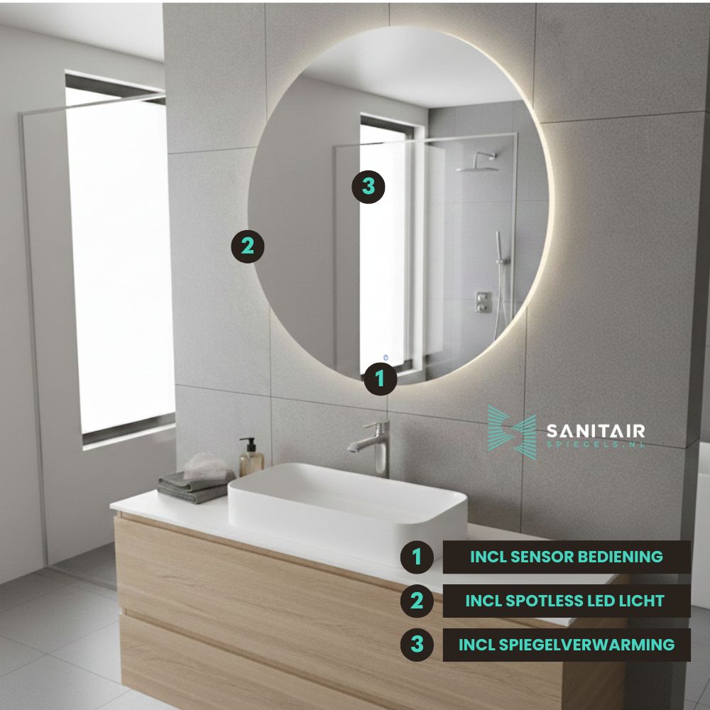 Spiegel Tokyo - Ronde Spiegel - Ø60 cm